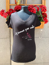 Cargar imagen en el visor de la galería, Camisetas exclusivas de algodón orgánico chica "A tomar por culo".