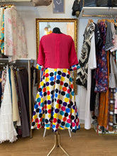 Cargar imagen en el visor de la galería, Vestido Vintage Original 60's con estampado de lunares