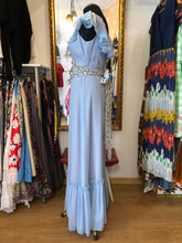Cargar imagen en el visor de la galería, Vestido Vintage Original 70's Largo con lazo