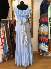 Cargar imagen en el visor de la galería, Vestido Vintage Original 70's Largo con lazo